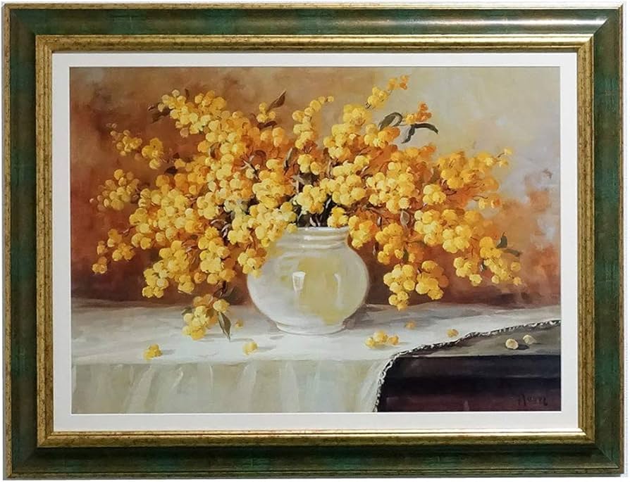 Amazon.co.jp: JHA イタリア製 アンティークフレーム ミモザ 風水開運