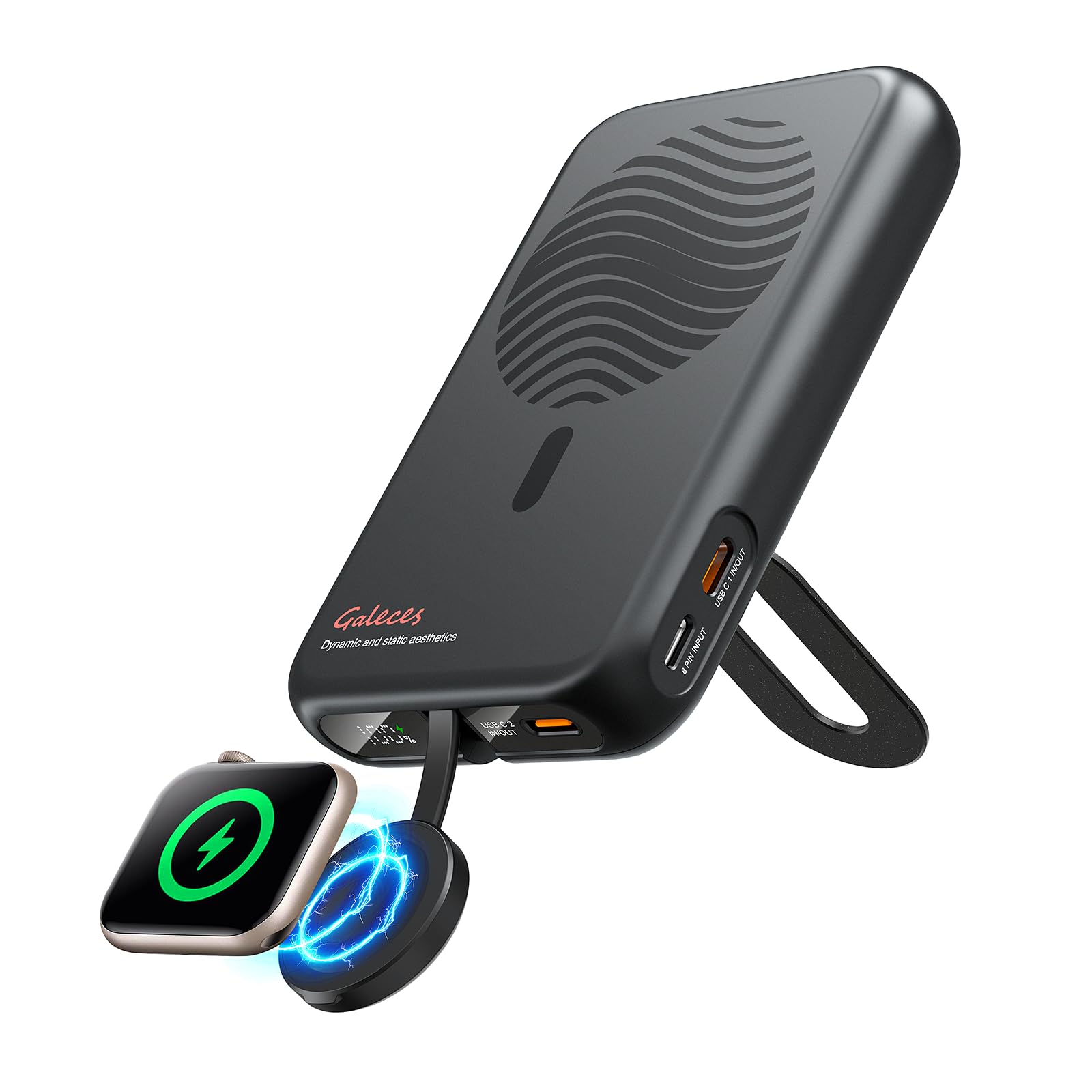 Amazon.com: Galeces Magnetic Portable Charger,10000mAh Foldable