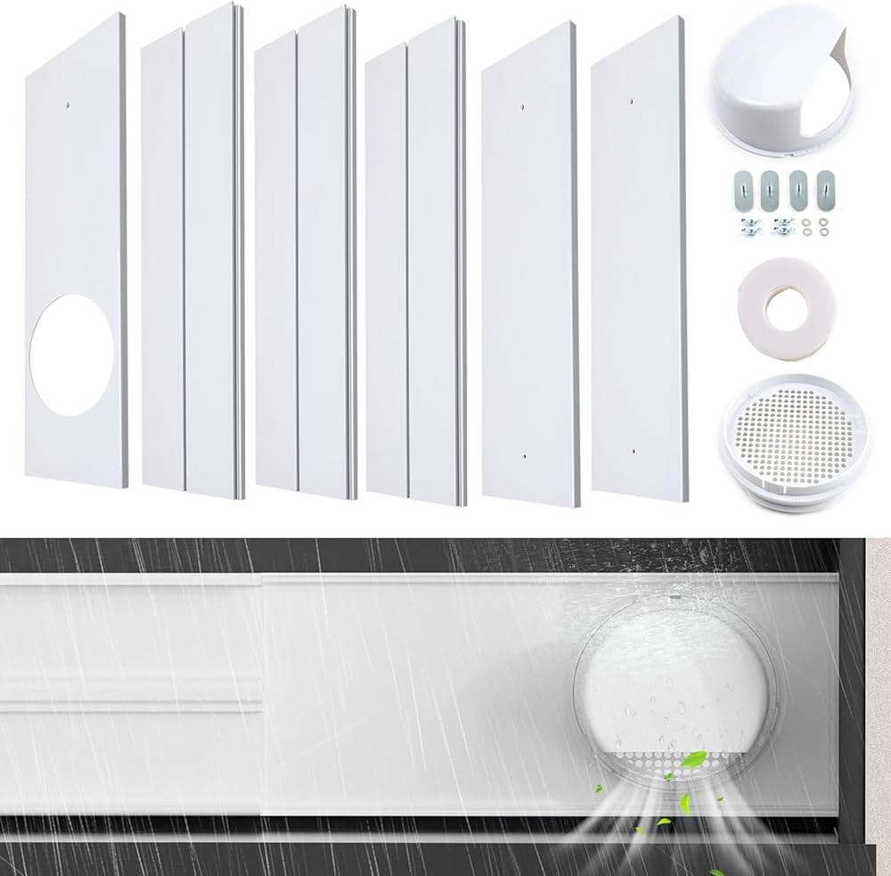 Amazon.co.jp: 窓用ダクトパネル テラス窓用パネル 6枚セット