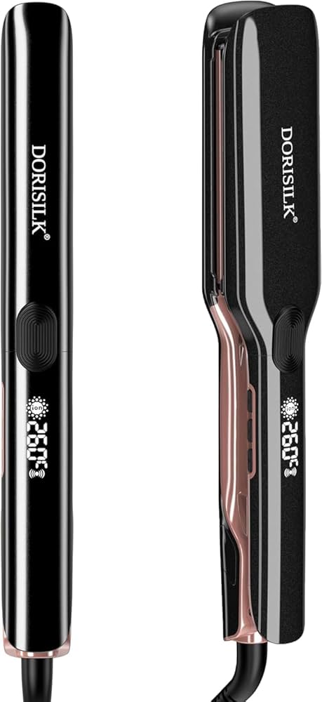 Amazon.com : DORISILK 500 Degree Flat Iron 1 Inch & 1.75 inch Hair