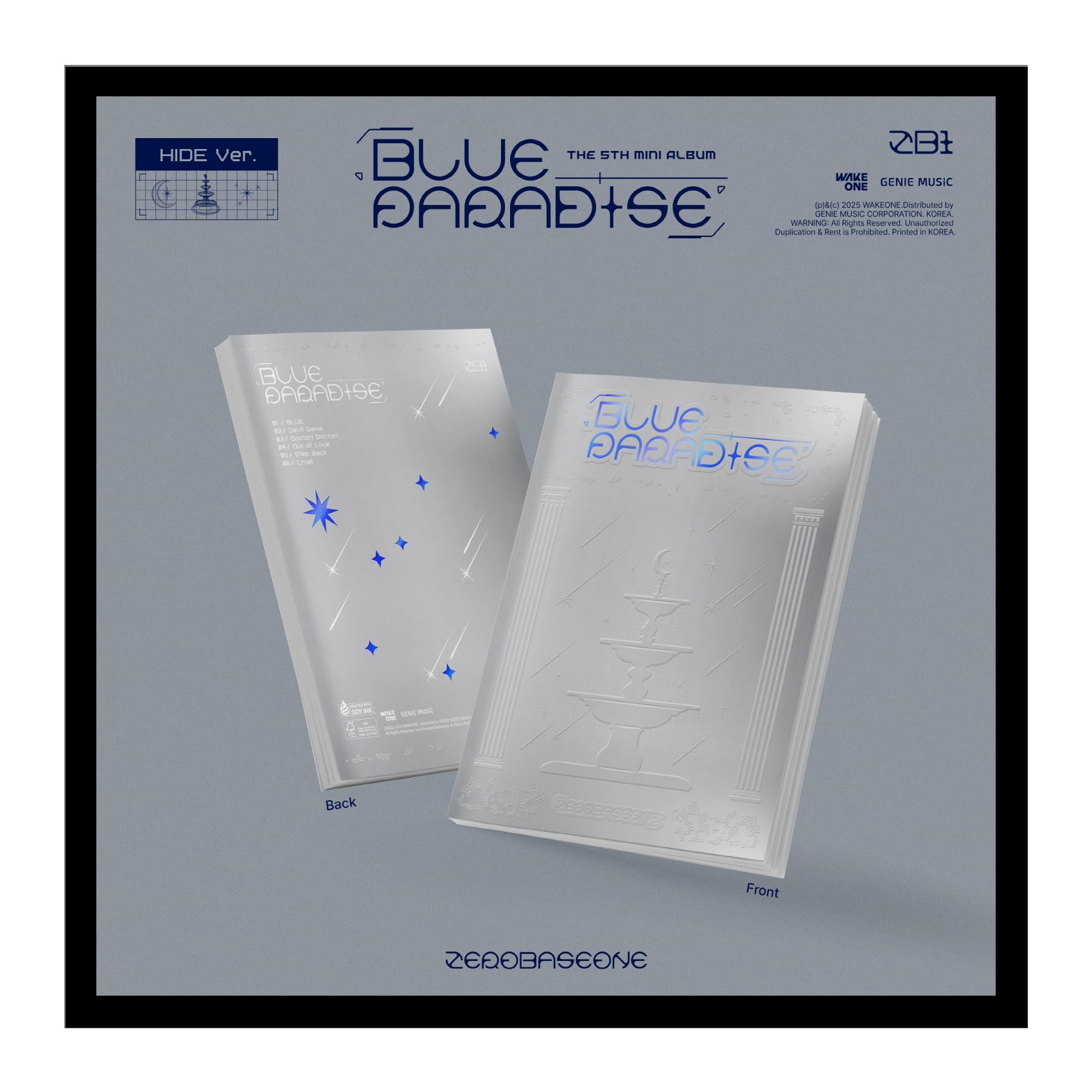 Amazon.co.jp: ZEROBASEONE BLUE PARADISE 5th Mini Album with