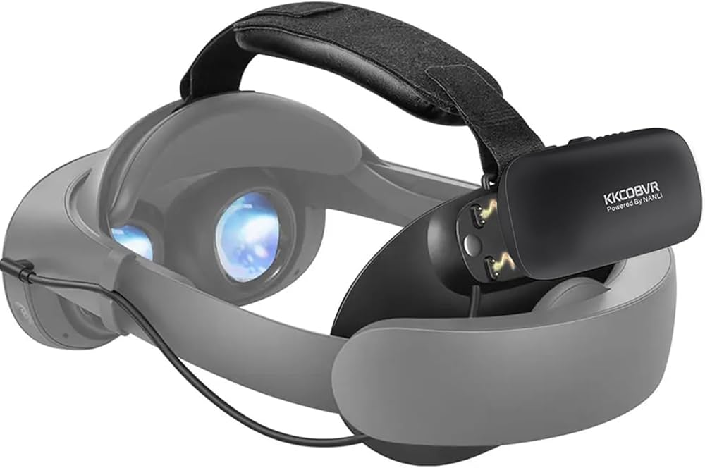 Amazon.com: KKCOBVR Battery Head Strap with 10000 mAh Compatible