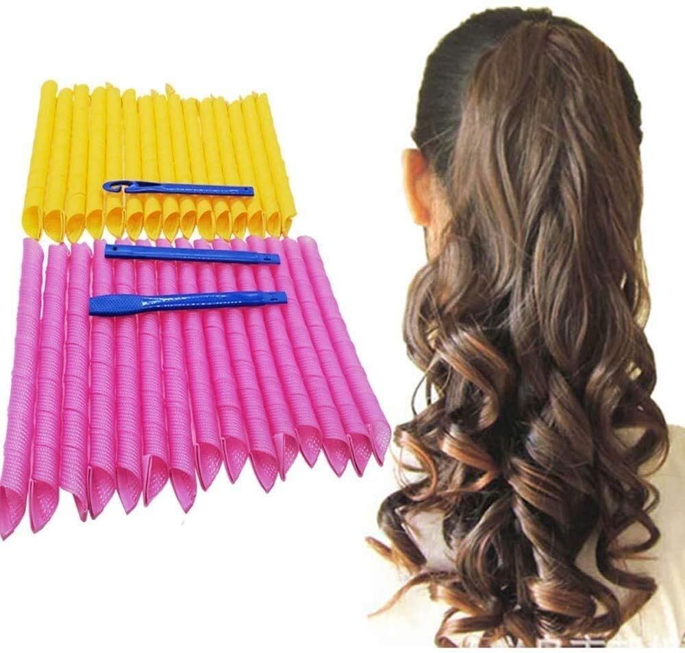 Amazon | TRYSHA 20個マジックヘアカーラーマジックヘアカーラー20本の