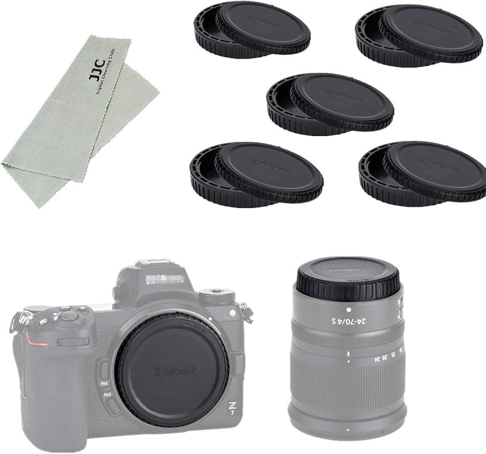Amazon | 5セット入 JJC カメラボディキャップ + レンズリアキャップ