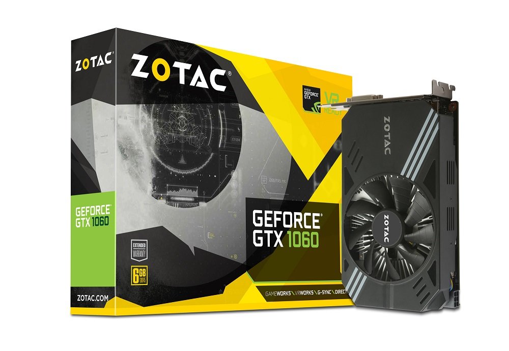 Amazon | ZOTAC Geforce GTX 1060 6GB Single Fan グラフィックス