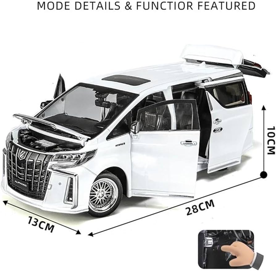 Amazon.co.jp: ダイキャストカー 1:18 トヨタ アルファード MPV