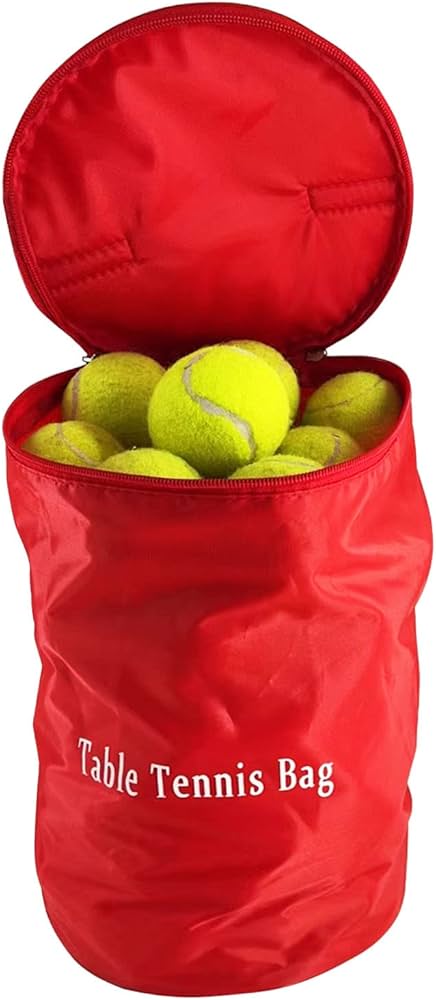 Amazon | テニスボールバッグ ポータブルテニスボールバスケット 容量