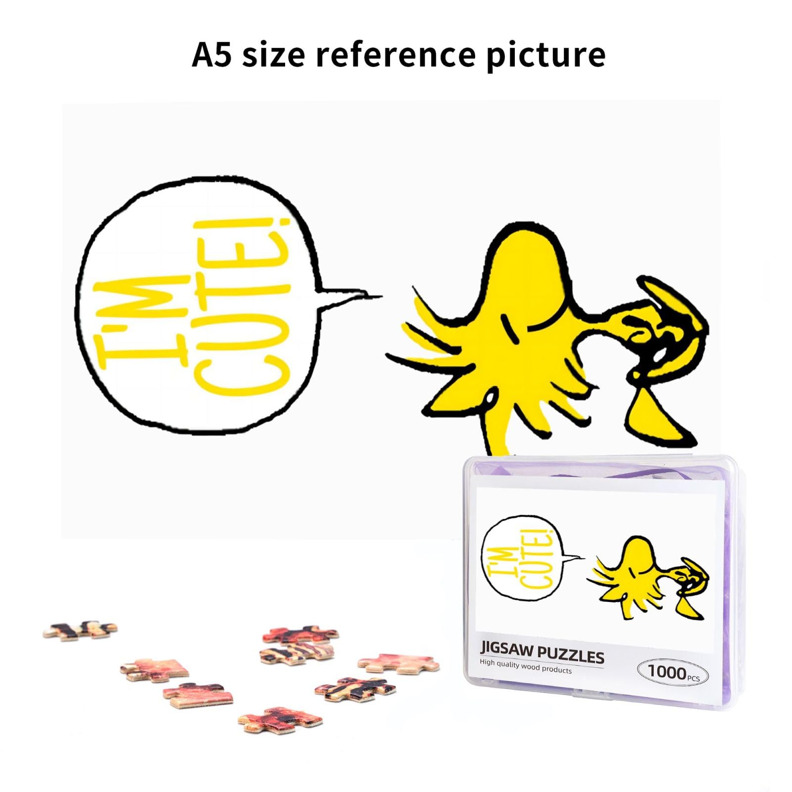 Amazon.co.jp: 1000ピース ジグソーパズル スヌーピー ウッドストック