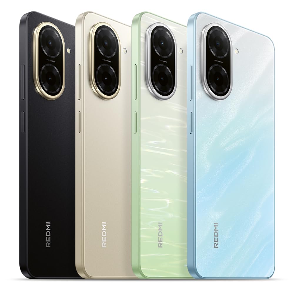 Redmi A5 Smartphone, 3+64GB, Gold, Super Clear 32MP AI camera