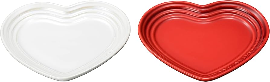Amazon.co.jp: ル・クルーゼ(Le Creuset) 皿 ハート・プレート(S