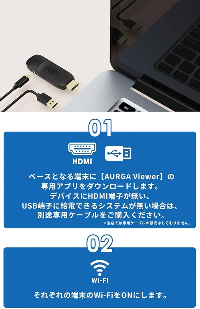 Amazon.co.jp: AURGA viewer＆おもてな紙セット トランスミッター