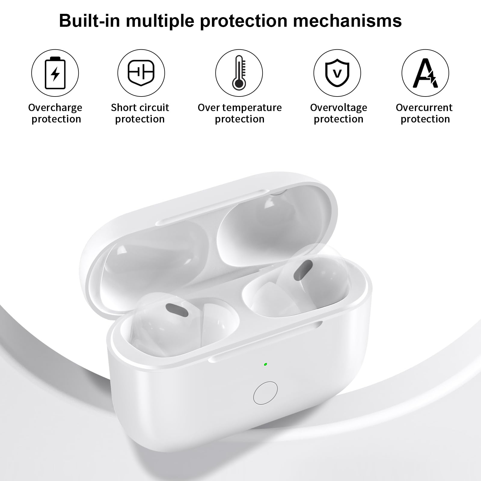 Amazon | ワイヤレス充電ケース AirPods Pro 第1世代と第2世代対応 USB