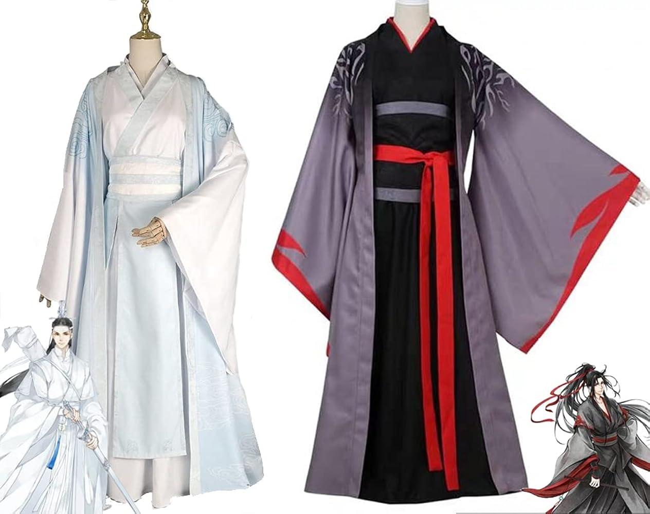 Amazon.co.jp: [HCZS] 魔道祖師 コスプレ衣装 夷陵老祖 魏無羨 魏嬰 雲