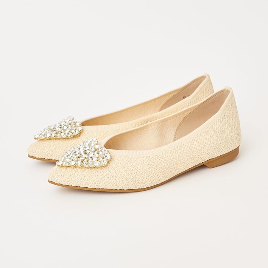 Amazon | [ダイアナ] cumuu cumuu ローヒール・フラットシューズ 白