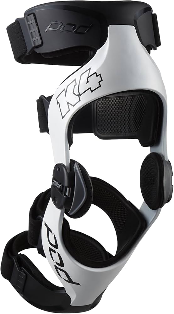 Amazon.co.jp: Pod K4 2.0 ニーブレース ホワイト/ブラック XL/2XL
