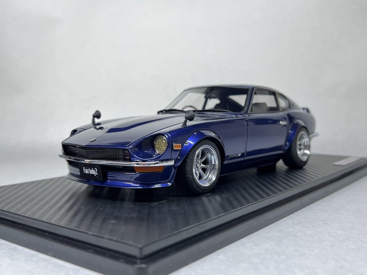 Amazon | 込IG 1/18 フェアレディZ S30 ブルー 0179 悪魔のZ Fairlady