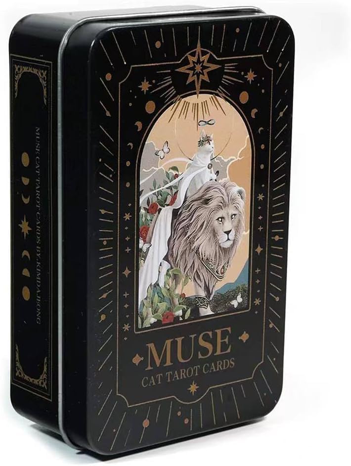 Amazon.co.jp: ミューズ猫タロットデッキカード占い英語バージョン版