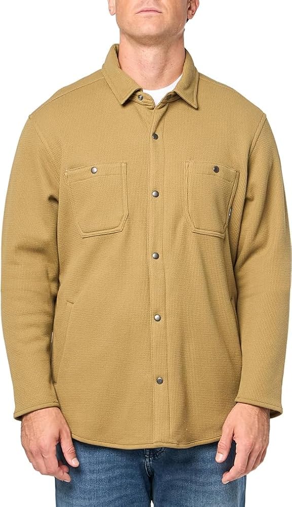 Eddie Bauer Men's Classic Fit Faux Shearling-Lined Long-Sleeve