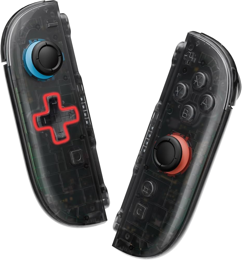 Amazon.co.jp: eXtremeRate Joycon 2対応用DIY交換シェルボタン（十字