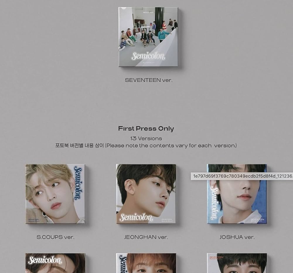 seventeen - Seventeen ;(Semicolon) Special First press ver