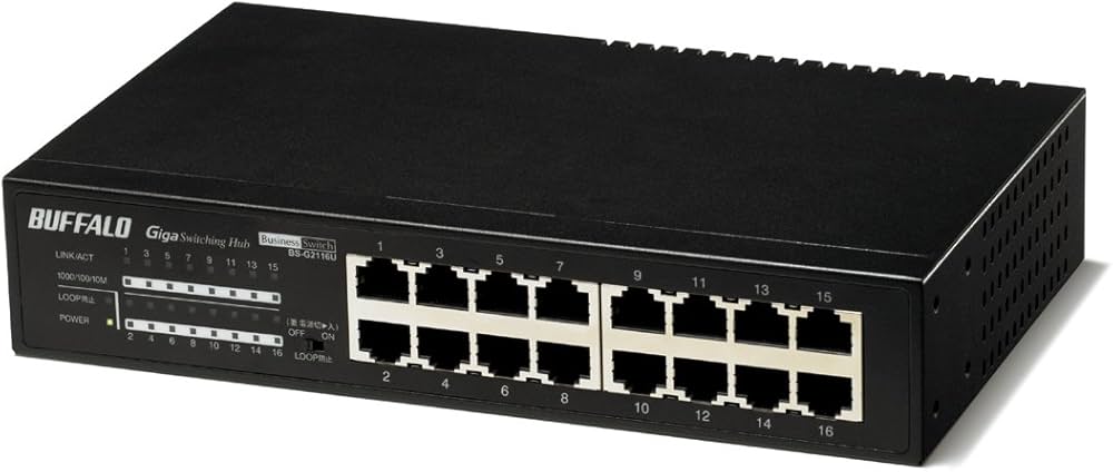 Amazon | BUFFALO レイヤー2 ノン・インテリジェントGigaスイッチ16