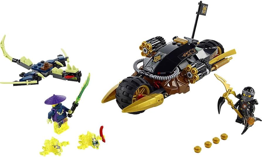 LEGO Ninjago 70733 Blaster Bike Building Kit, Building Sets