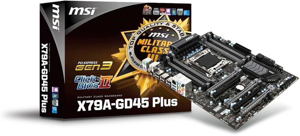 Amazon | MSI X79A-GD45 Plus Sound Blaster Cinema対応 X79