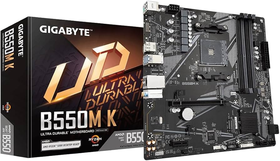 Amazon.com: GIGABYTE B550M, AM4 4XDDR4(Max128GB), 4 SATA, 1 M.2