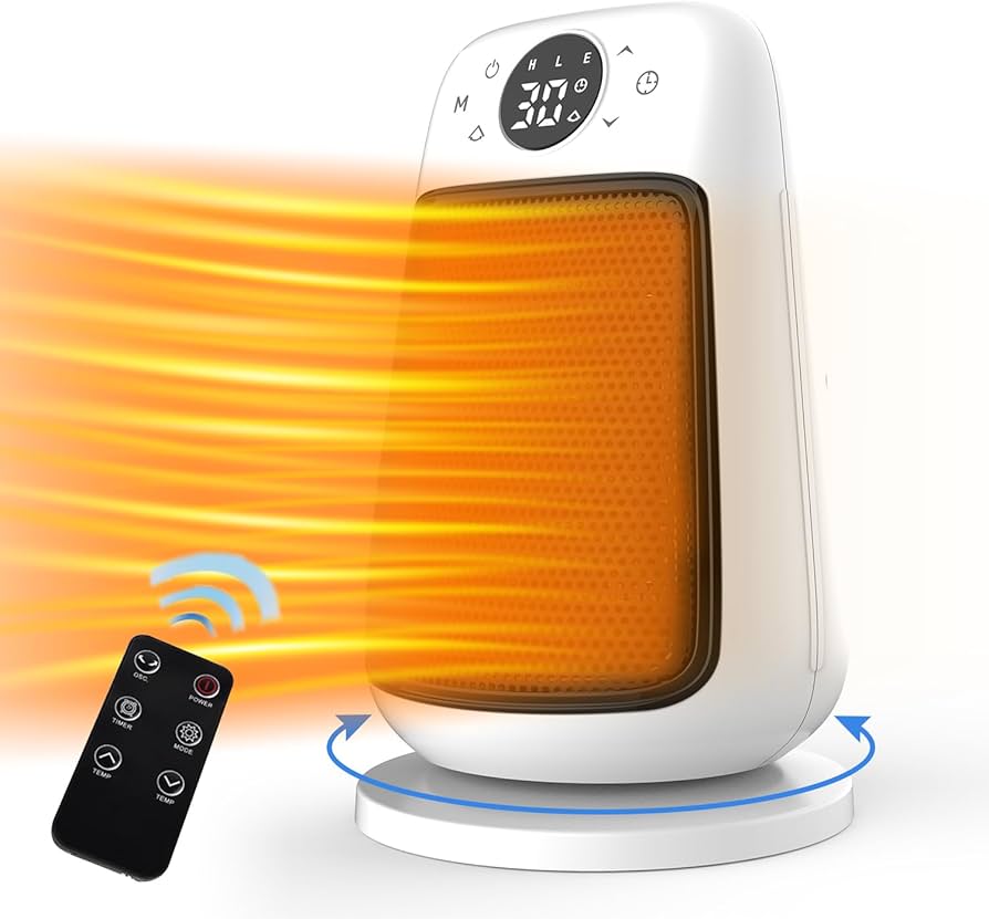 Amazon | セラミックヒーター 【2023冬新登場】 電気ファンヒーター