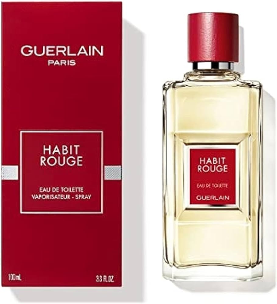 Amazon.com : Guerlain HABIT ROUGE EDT SPRAY 3.4 OZ : Health And
