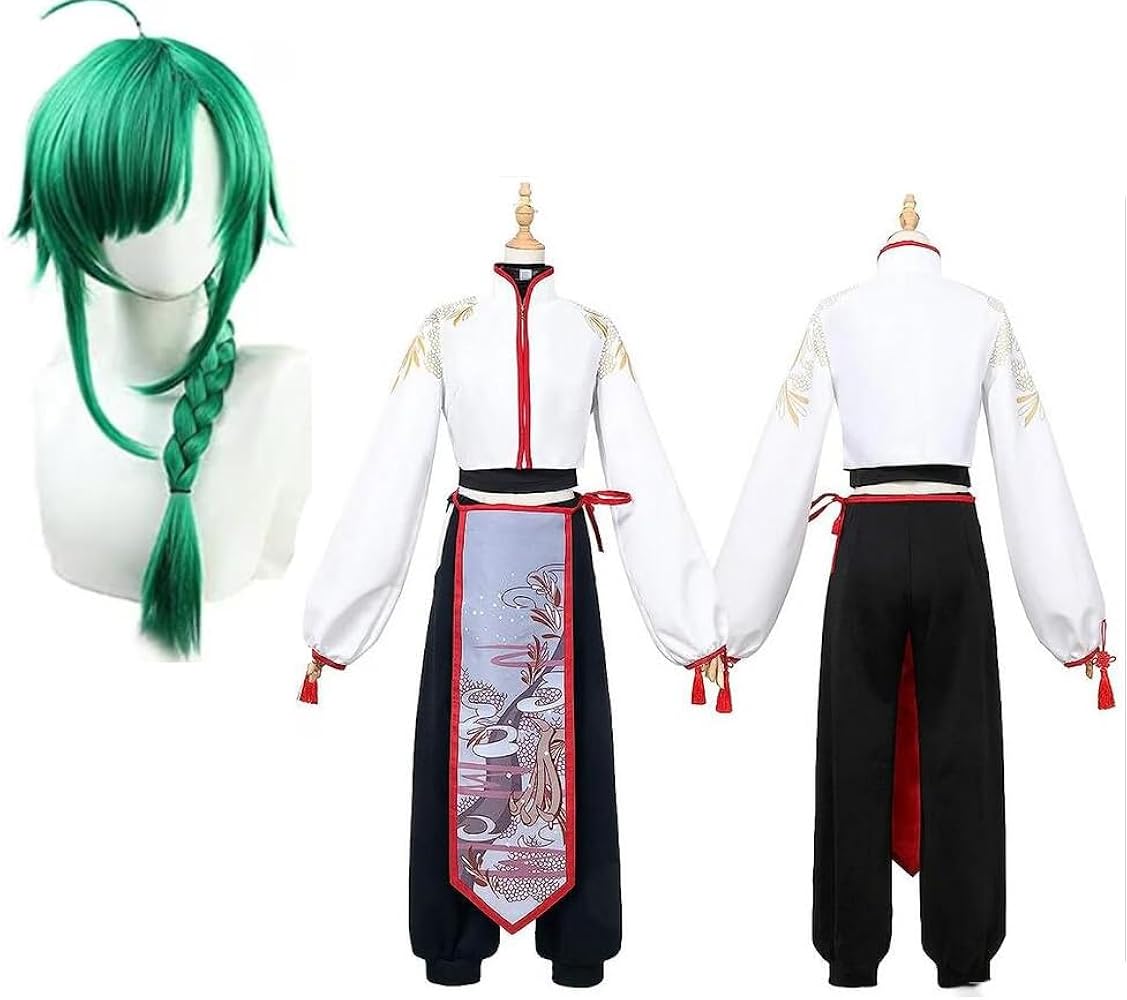 Amazon.co.jp: 緑仙 りゅうしぇん コスプレ 衣装 仮装 バーチャル