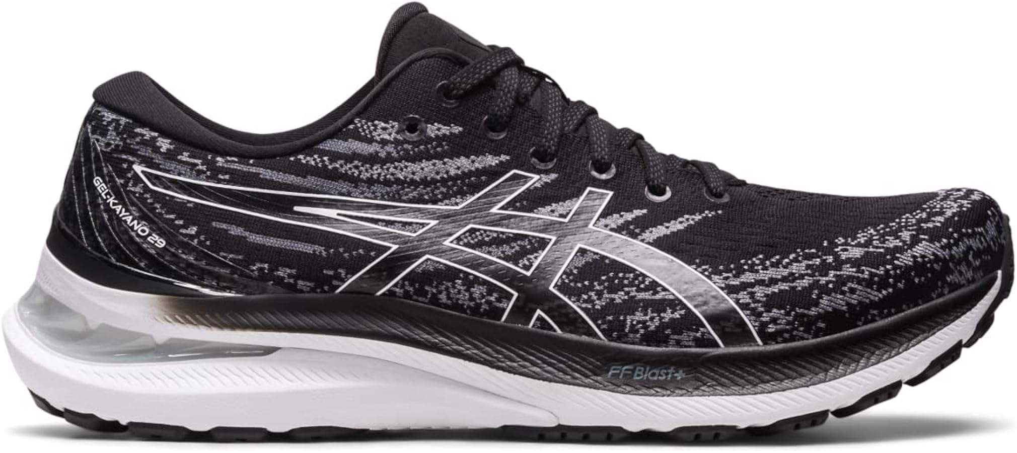 Amazon | ASICS メンズ Gel-Kayano 29 ランニング, ブラック/ホワイト