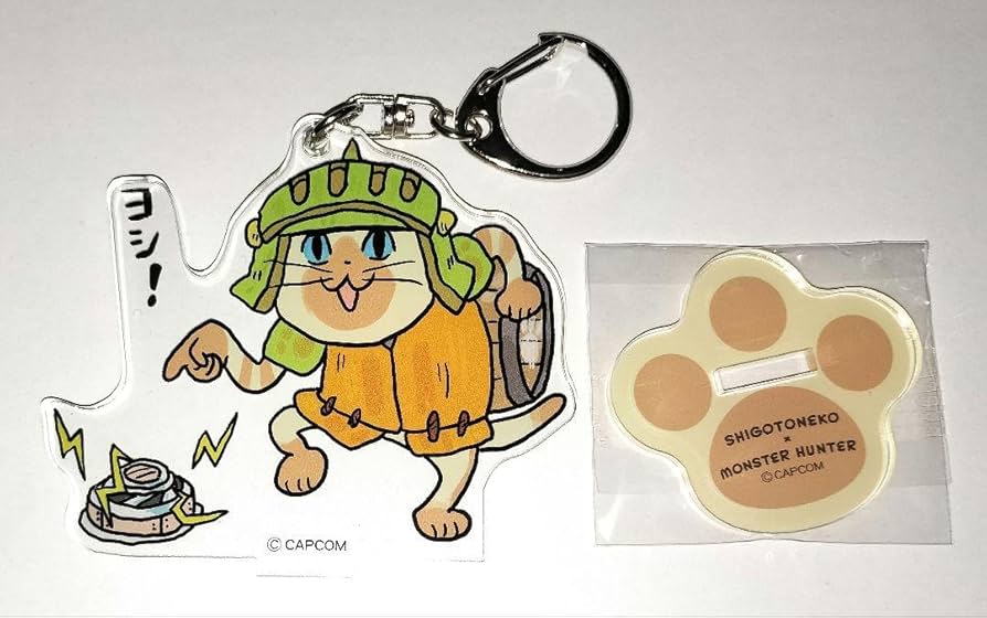Amazon.co.jp: モンスターハンターライズ 仕事猫 アイルー