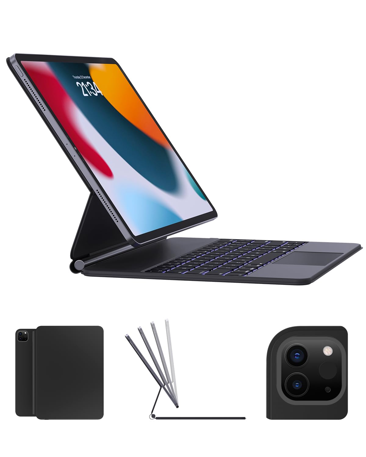 Amazon.com: AUSDOM Magic-Style Keyboard Case for 2024 iPad Air 13