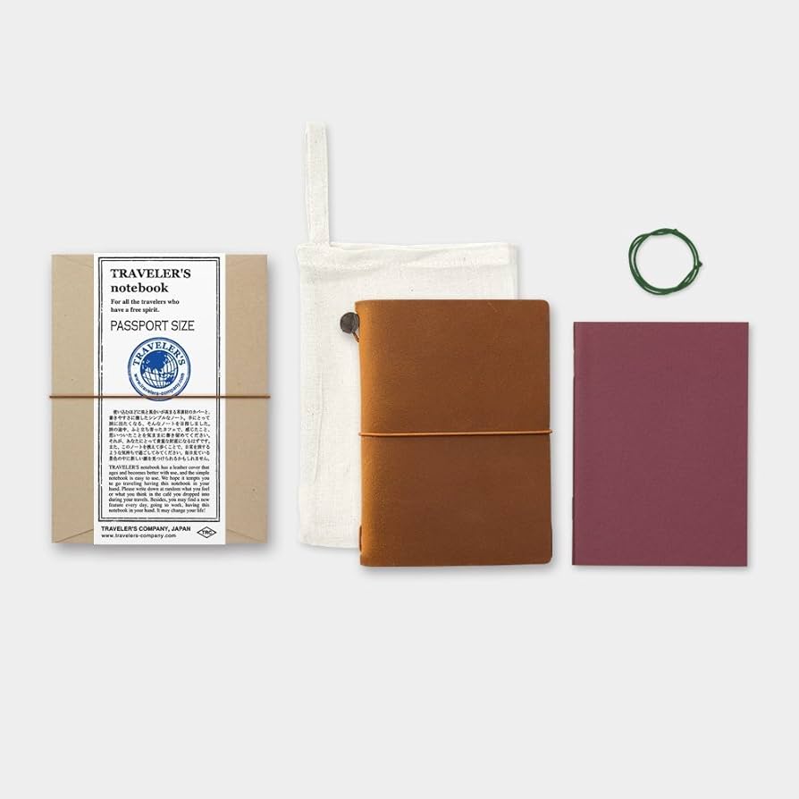 Amazon.co.jp: Midori Traveler's Notebook / Passport Size - camel