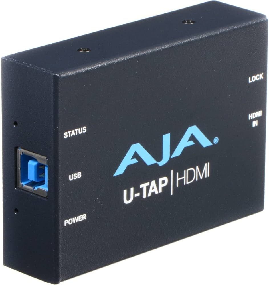 Amazon.co.jp: AJA(アジャ) U-TAP HDMI シンプル USB 3.0電源 HDMI