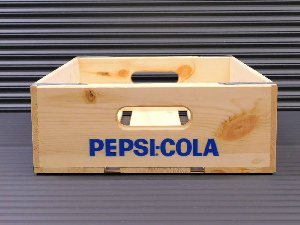 Amazon｜PEPSI ペプシ ウッドボックス／70年代ロゴ アメリカン