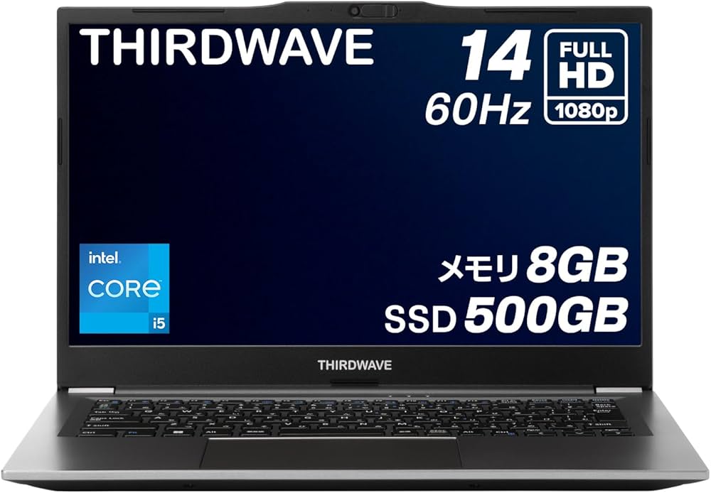 Amazon.co.jp: ノートPC パソコン THIRDWAVE F-14RP5 メモリ8GB搭載