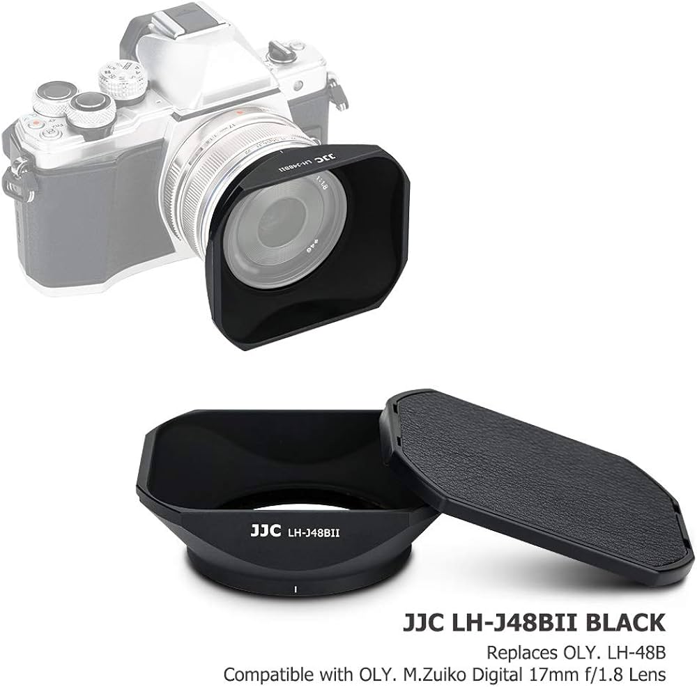 Amazon | JJC スクエアメタルレンズフードカバーシェード オリンパス M