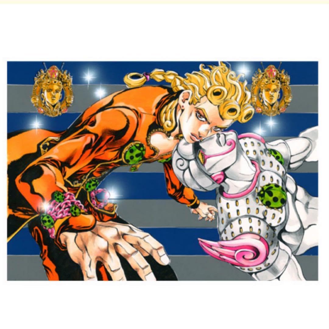 お*ー様 ジョジョの奇妙な冒険 複製原画 ブチャラティチーム はやぶさ