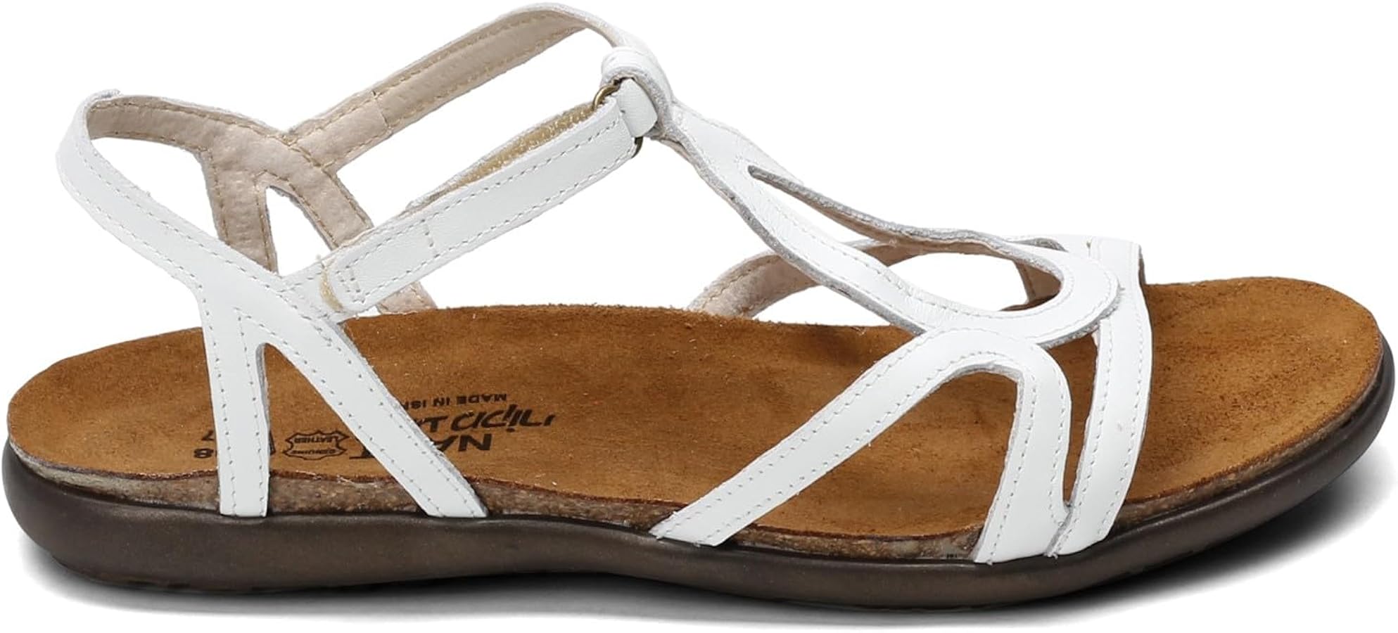 Amazon.com | NAOT Women's Dorith Sandal White Leather 4-4.5 N-M US
