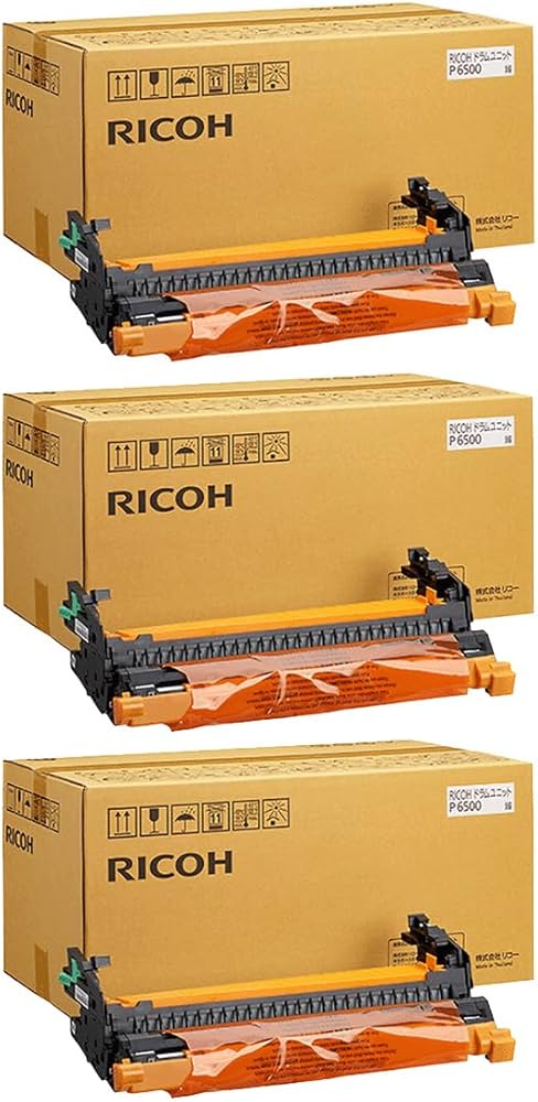 Amazon | リコー RICOH ドラムユニット P 6500 純正 3本セット IP6530
