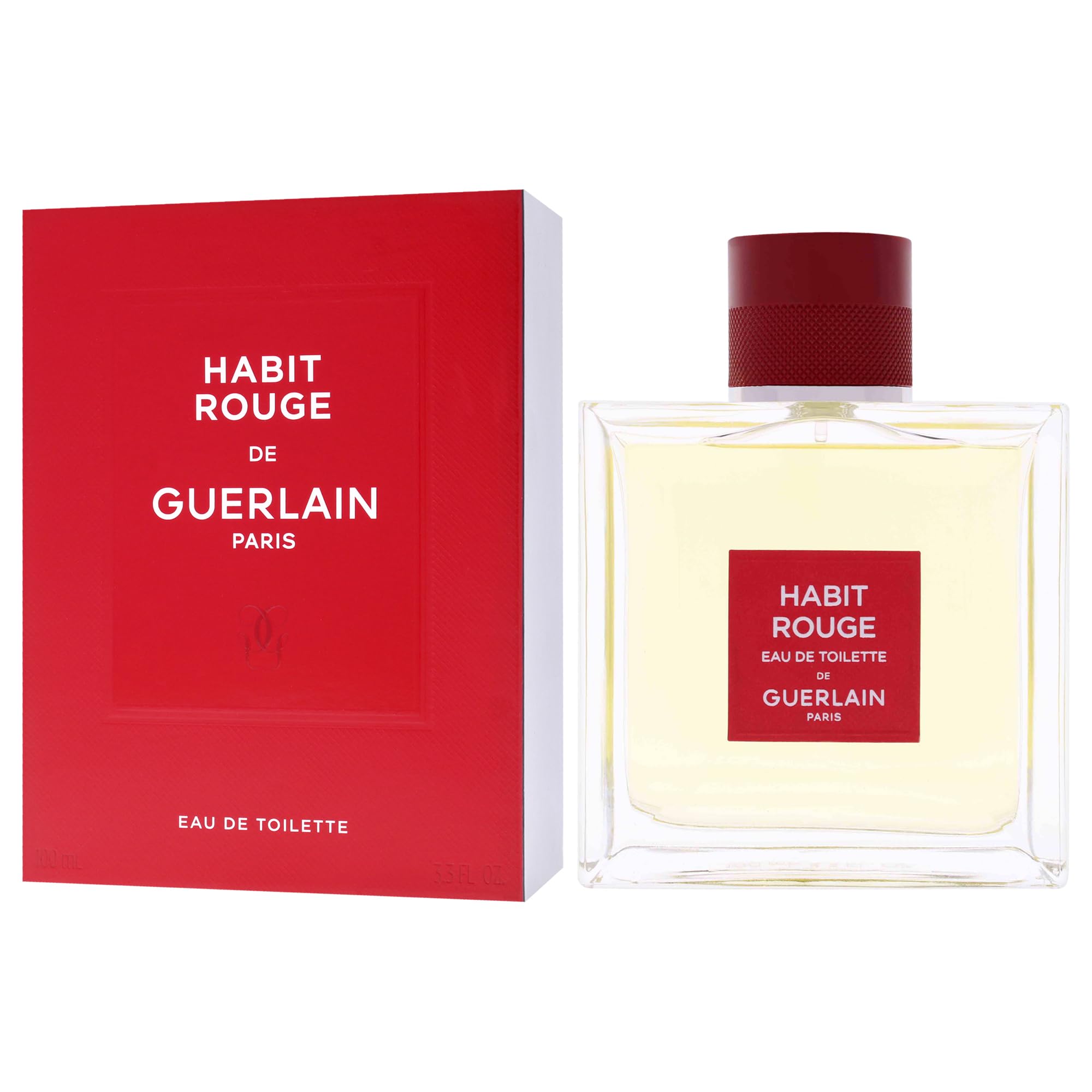 Amazon.com : Habit Rouge by Guerlain for Men - 3.3 oz EDT Spray