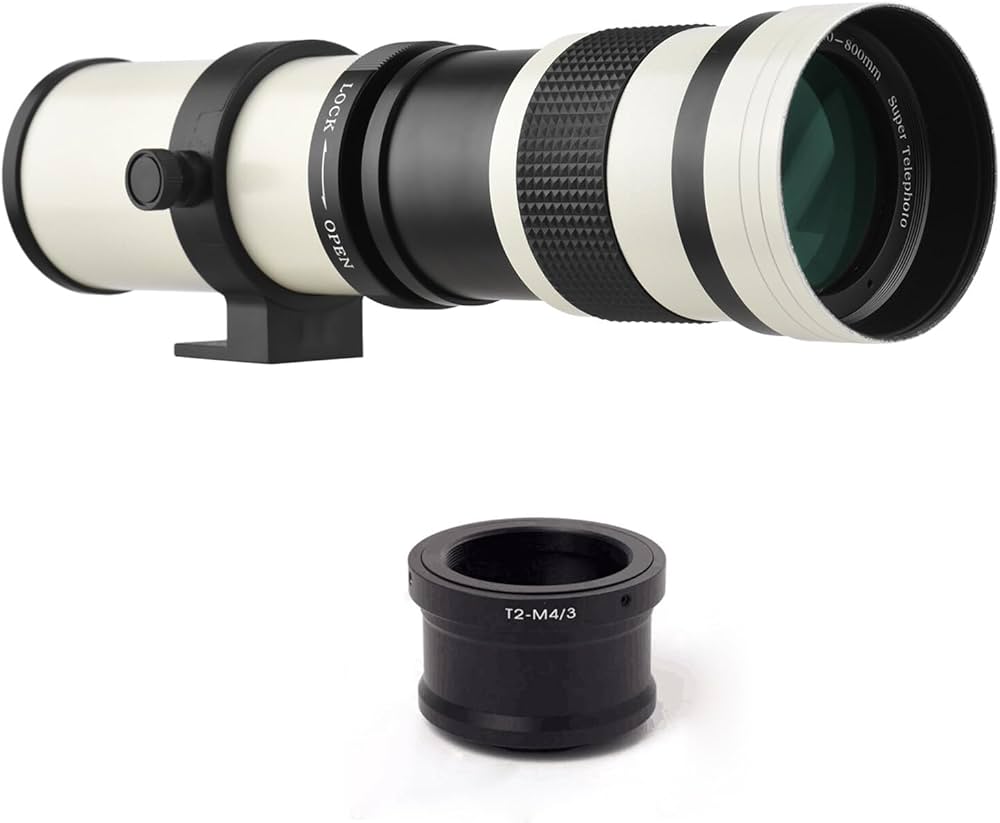 Amazon | カメラ MF 超望遠ズームレンズ F/8.3-16 420-800mm T2