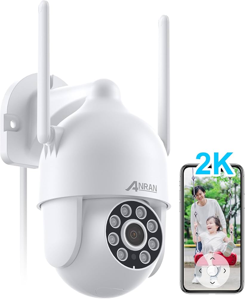 Amazon.co.jp: 【24時間常時録画・自動追尾・カラー夜間撮影】ANRAN