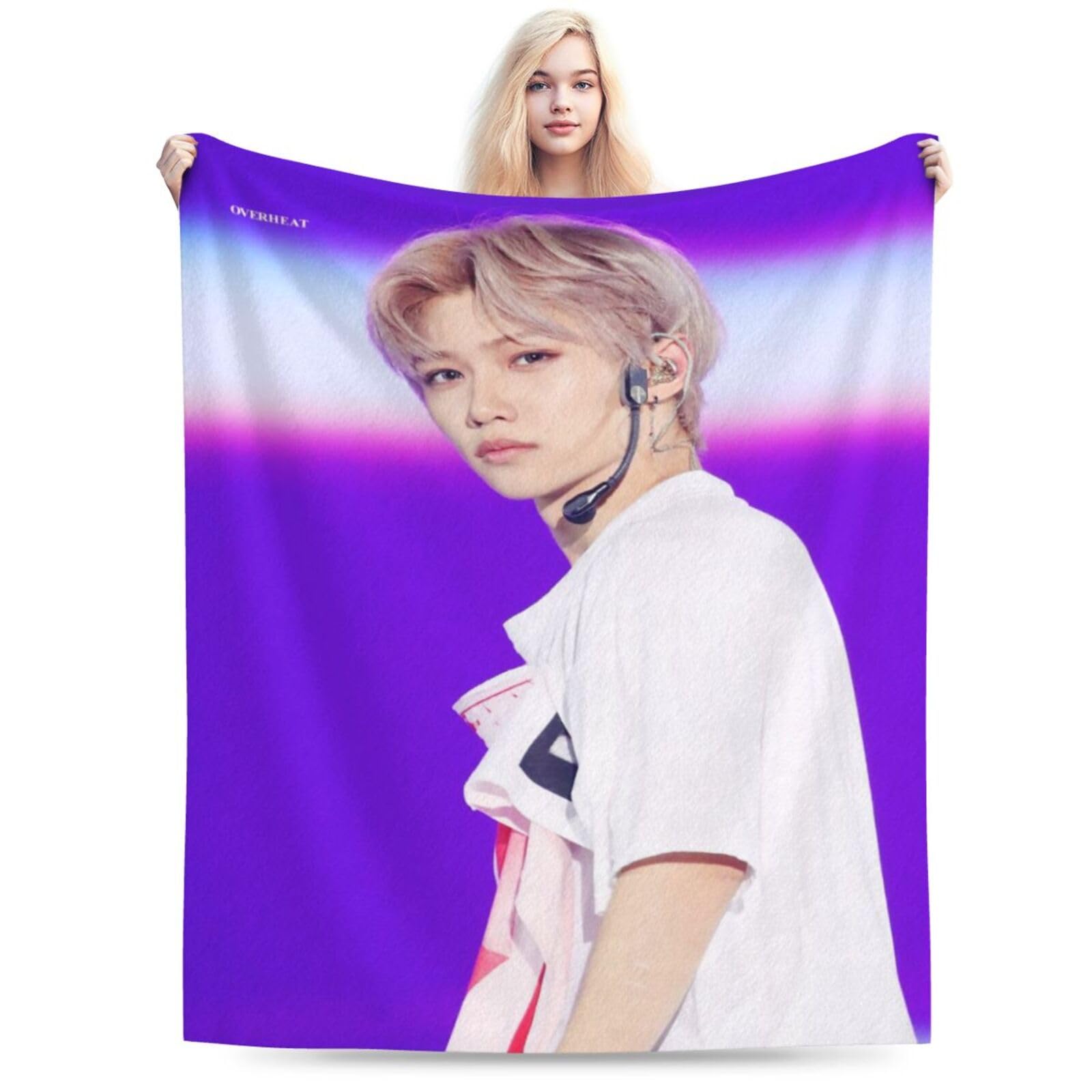 Stray Kids Lee Felix Blanket Ultra-Soft Micro Fleece Blankets