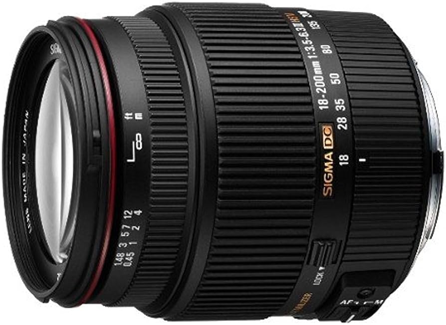 Amazon.com : Sigma 18-200mm F3.5-6.3 II DC OS HSM Lens for Sony