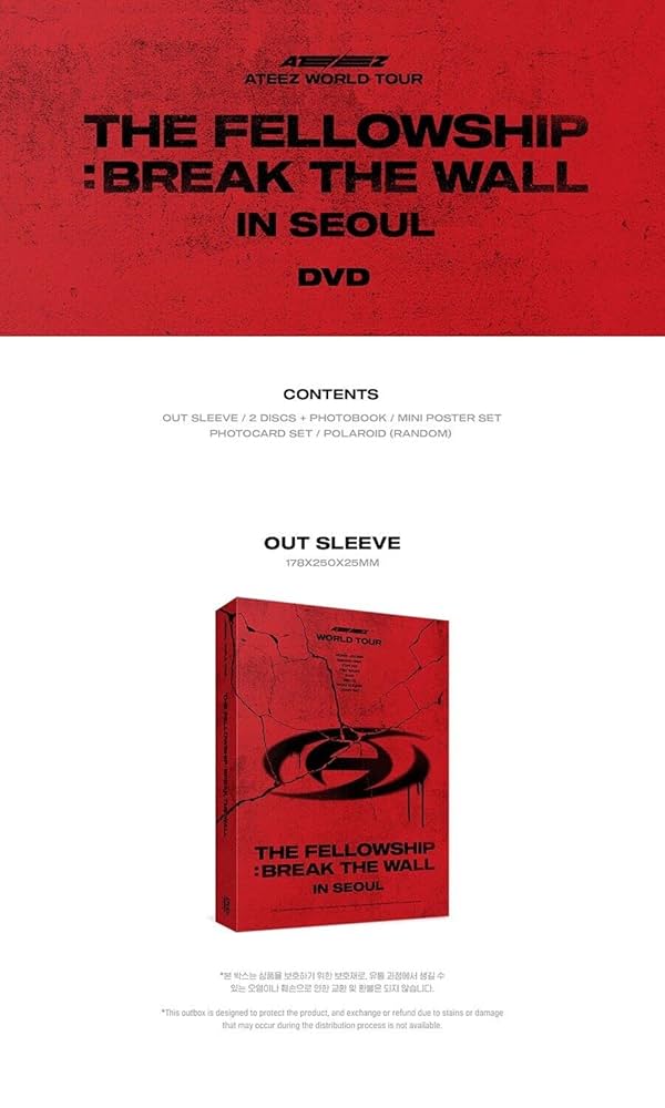 ATEEZ - ATEEZ WORLD TOUR THE FELLOWSHIP BREAK THE WALL IN SEOUL