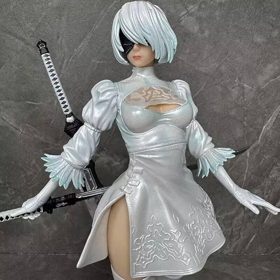 Amazon | ニーアオートマタ 2B フィギュア 27cm 白 | フィギュア
