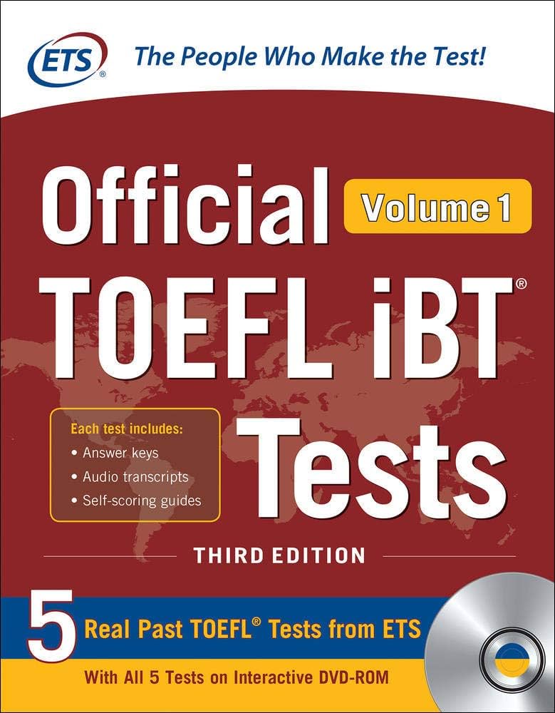 Official TOEFL iBT Tests Volume 1, Third Edition: Educational